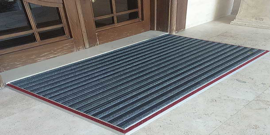 کفپوش آلومینیوم دو سانتی لاستیک و موکت ـ کد: 350 