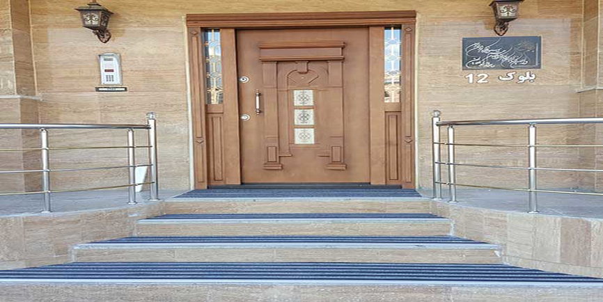 کفپوش آلومینیوم دو سانتی لاستیک و موکت ـ کد: 350 