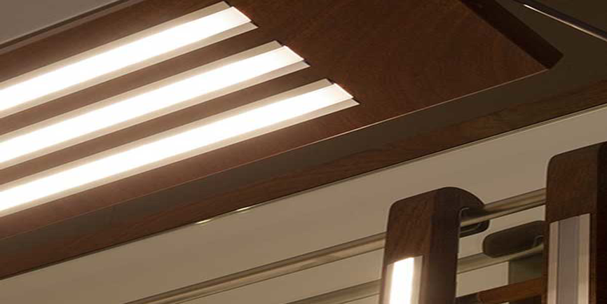 پروفیل LED با ضخامت 1 سانتی متر ـ کد: L20