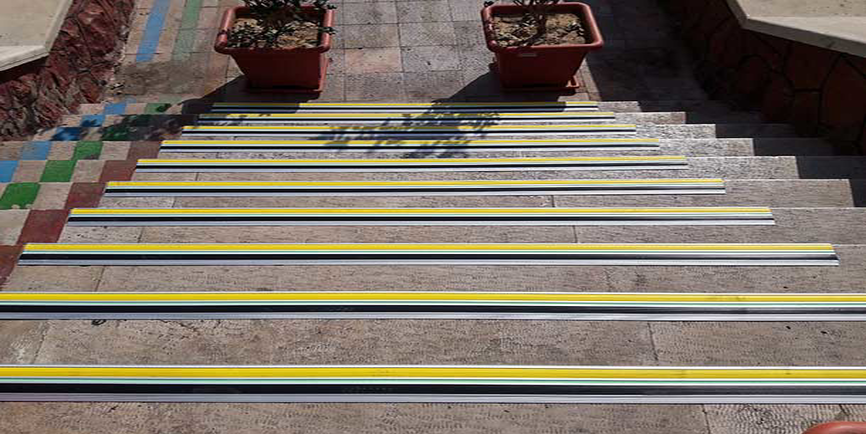 ترمز پله آلومینیومی دوبل 