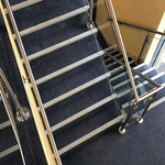 نبشی پله آلومینیومی ساده 