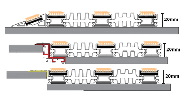 کفپوش آلومینیوم دو سانتی لاستیک و موکت ـ کد: 350 