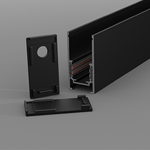 ریل مگنتی روکار عرض  25 آنادایز مشکی