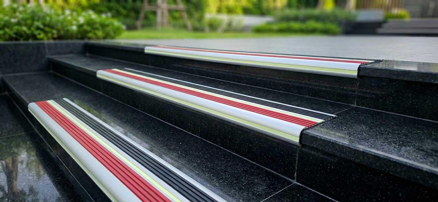 مجموعه کامل ترمز پله برای ایمن سازی پله ها